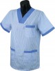 CAMISOLA PIJAMA CUELLO PICO RAYA