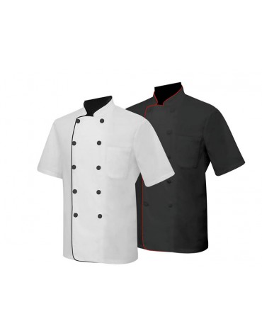 MEN’S CHEF JACKET WITH REFORMED BUTTON