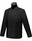 MEN’S LONG SLEEVE CHEF JACKET WITH REFORMED BUTTON