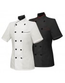 WOMEN’S SHORT SLEEVE CHEF JACKET