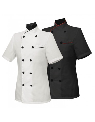 WOMEN’S SHORT SLEEVE CHEF JACKET