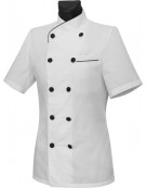 WOMEN’S SHORT SLEEVE CHEF JACKET